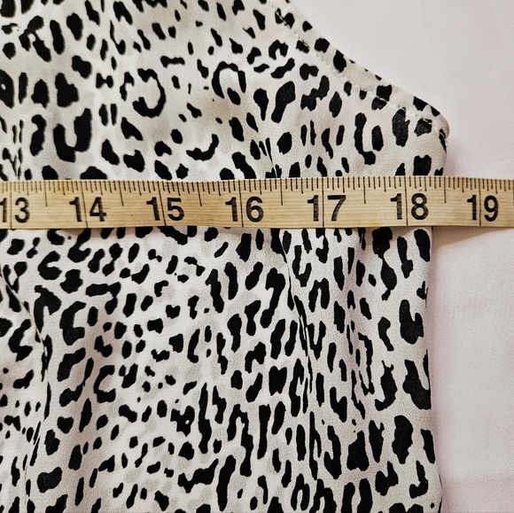 Worthington Petites Womens Animal Print Sleeveless Blouse Size Petite Medium - Picture 7 of 9